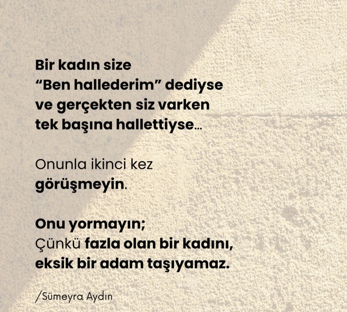 Erkek/kadın ile ilgili ilişkilerde yapılan 10/9 Luk tespitleriniz var mı (bu her ne oluyorsa artık 😂)?