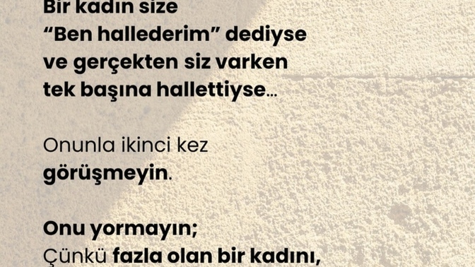Erkek/kadın ile ilgili ilişkilerde yapılan 10/9 Luk tespitleriniz var mı (bu her ne oluyorsa artık 😂)?