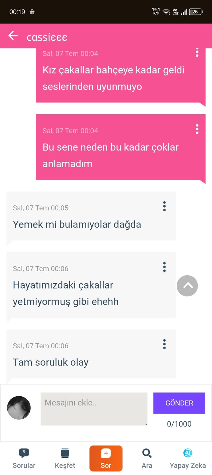 Soru annemize teşekkürler sjsjs
