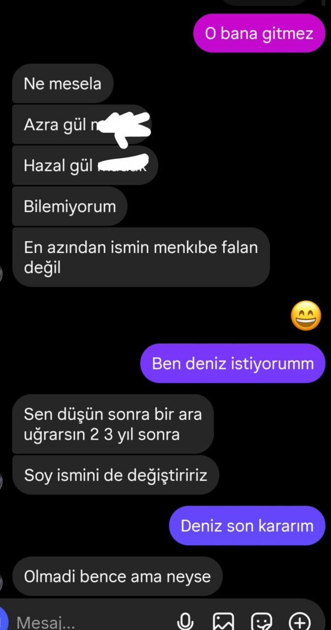 Tek isim mi çift ismi seversiniz?