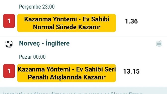 Şu Kupon tutmaz diyen ve benimle iddialaşmak isteyen var mı?