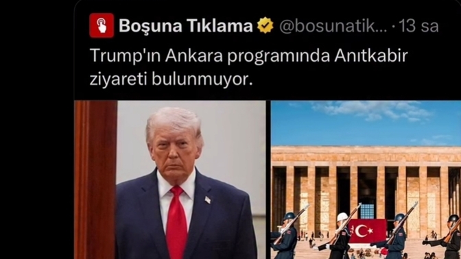 Trump'ın, Anıtkabir'i ziyaret etmemesi hakkında ne düşünüyorsunuz?