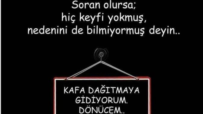 Siteden gitmem için bana kafa dağıtacak başka bir alternatif önerin desem bu ne olurdu 🥴?