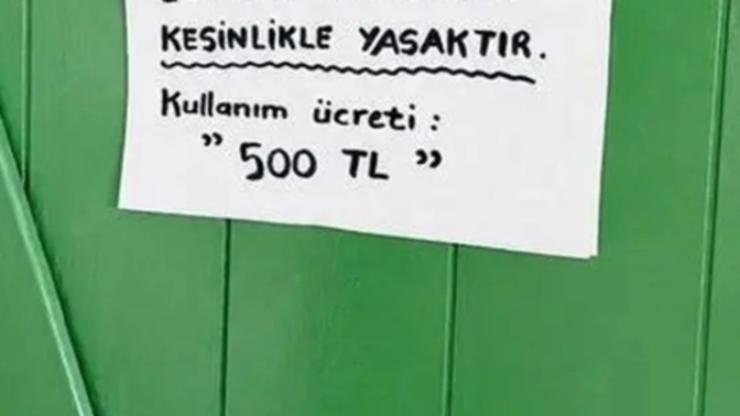 Muğla Akyaka’da tuvalete 500 TL giriş ücreti alan işletme sizce haklı mı?