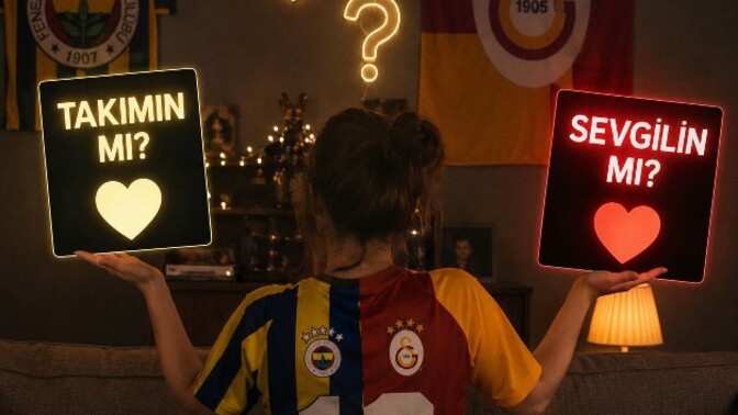 Takımın mı, sevgilin mi deseler hangisini seçerdin 😅?