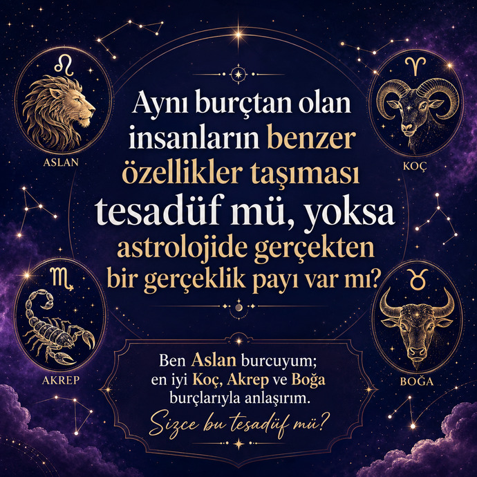 Aynı burçtan insanların benzer özellikler göstermesi tesadüf mü, astroloji gerçekten işe yarıyor mu?