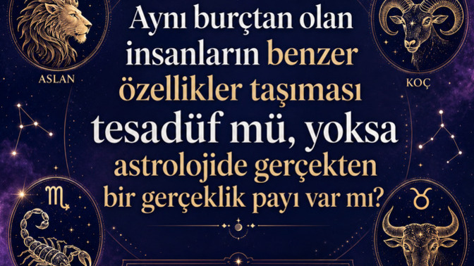 Aynı burçtan insanların benzer özellikler göstermesi tesadüf mü, astroloji gerçekten işe yarıyor mu?
