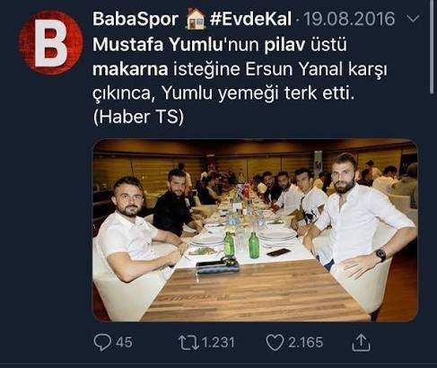 Makarnanın yanında ekmek yer misin?