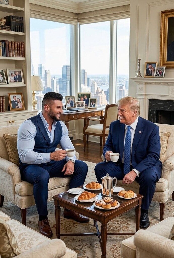 Bakin sayin Trump beni ziyarete geldi ne dusunuyonuz ;) ?