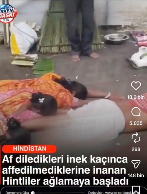 Bir hayvanın Kutsal sayılması hakkında ne düşünüyorsunuz?
