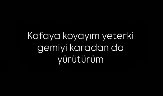 Kafanıza koyduğunuzu yapar mısınız?
