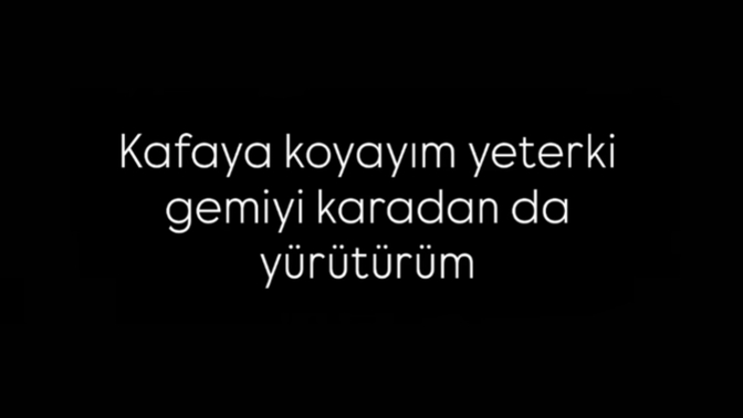 Kafanıza koyduğunuzu yapar mısınız?