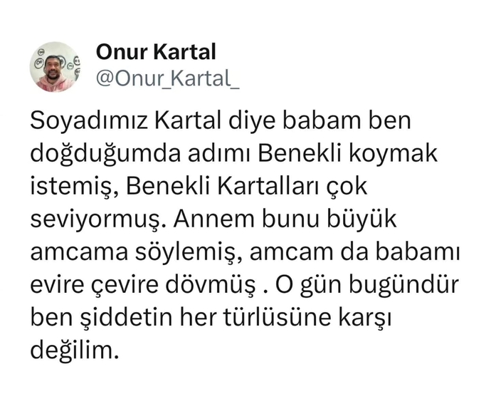 Şiddetin her türlüsüne karşı mısın?