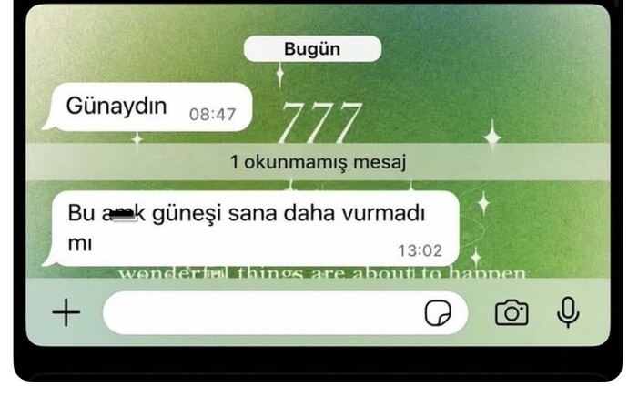 Günaydın kelimesini kullanmadan 'günaydın' hissi veren mesajlar?
