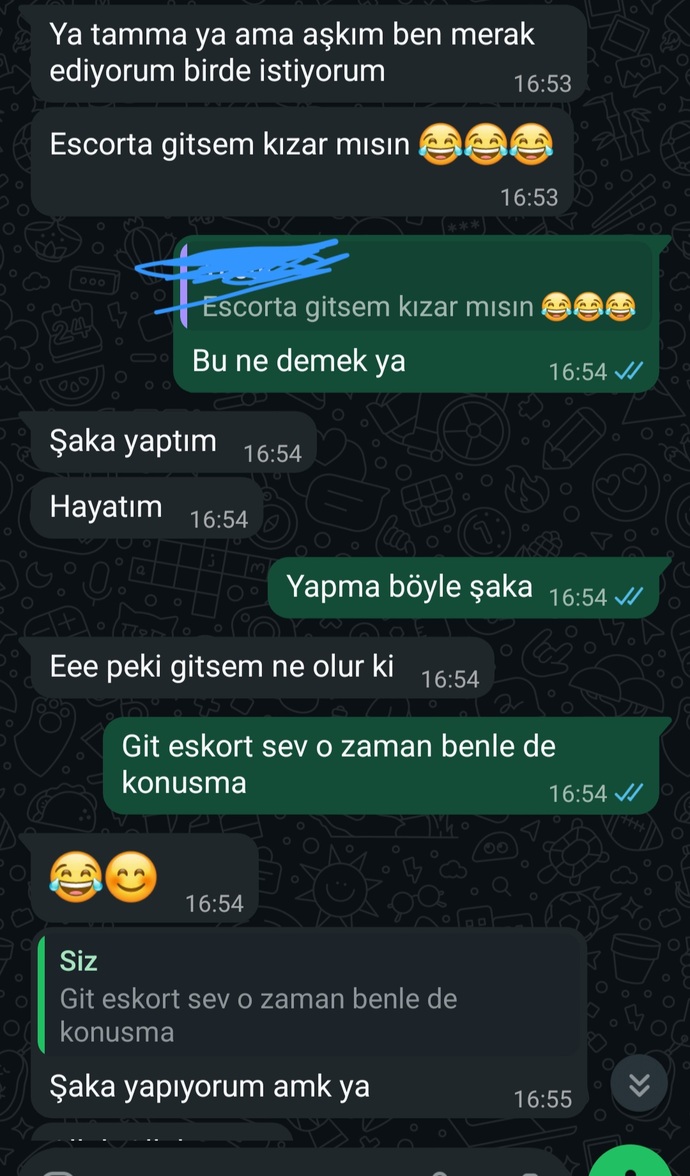 Böyle diyen biri seviyor mudur şok oldum da?