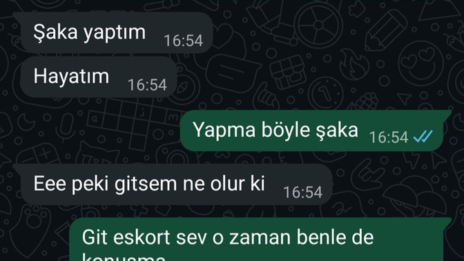Böyle diyen biri seviyor mudur şok oldum da?