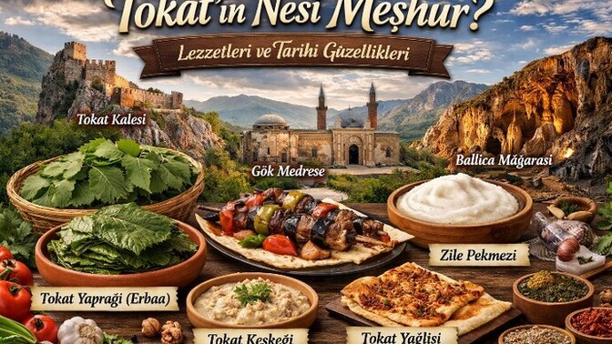 Tokat deyince aklınıza gerçekten ne geliyor, sadece tokat kebabı mı yoksa Zile pekmezi, Ballıca Mağarası, Niksar cevizi gibi yerel lezzetler mi?