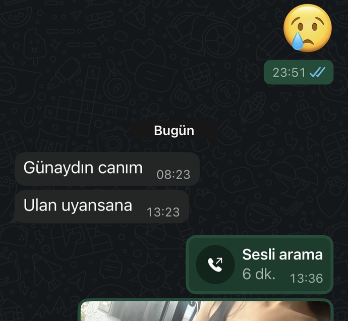 Çok ilgisiz değil mi bana karşı?