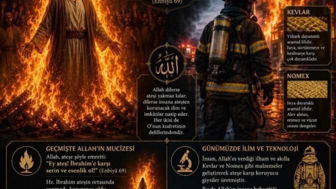 Ateşin hz İbrahim'i yakmama mucizesi günümüze işaret ediyor Kur'an-ı kerim bilimsel mucizeleri 26 biliyor muydunuz?