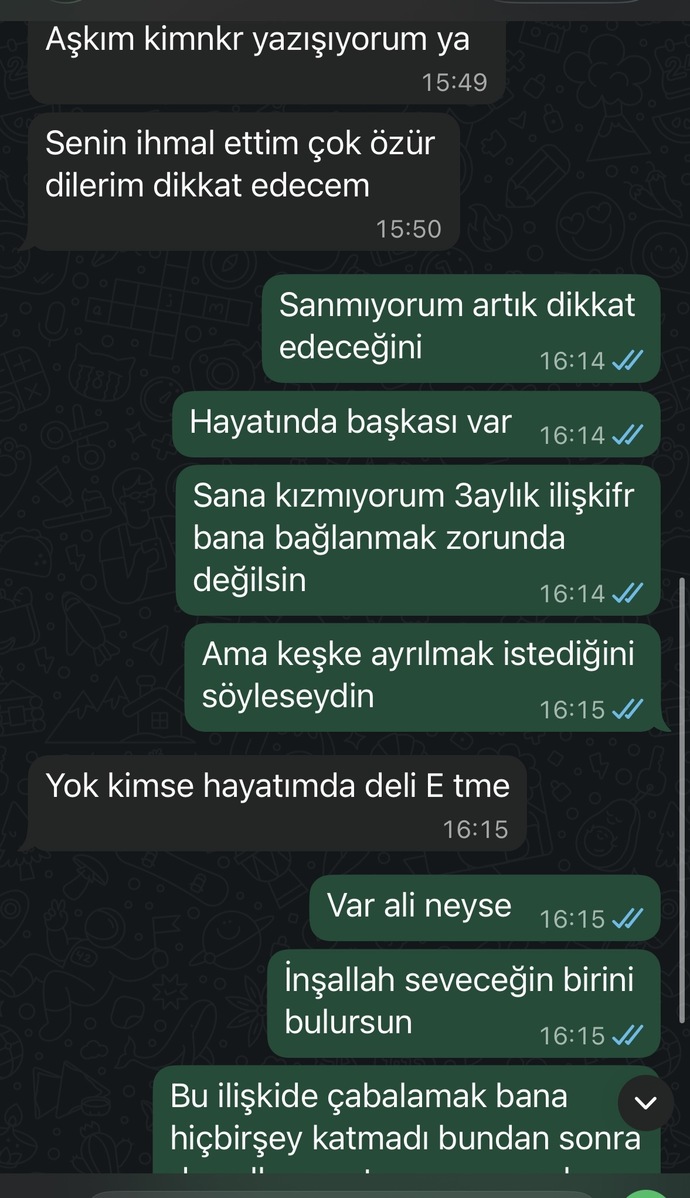 Sizce ayrılmakla doğru mu yapıyorum?