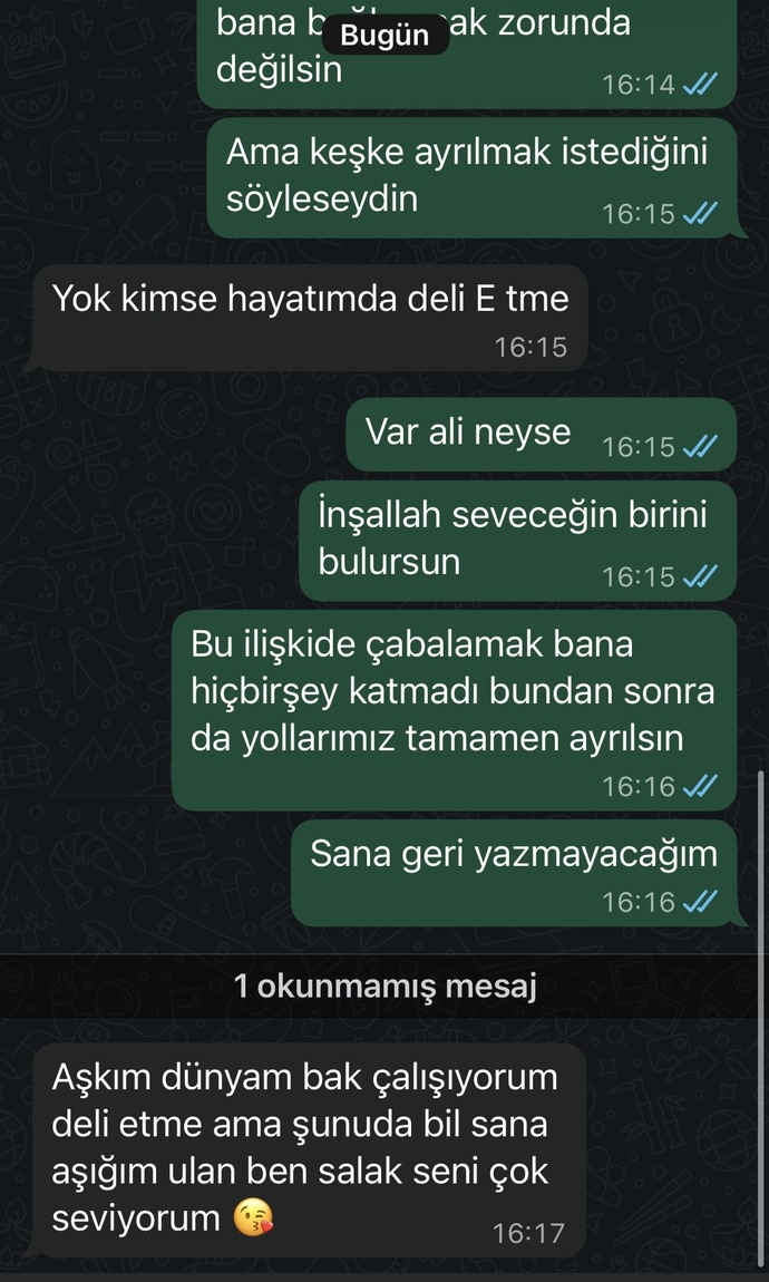Sizce ayrılmakla doğru mu yapıyorum?