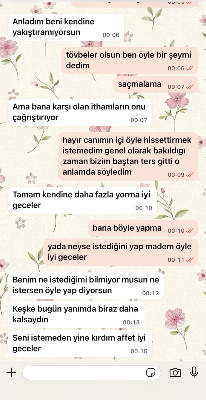 Sohbette kim suçlu?