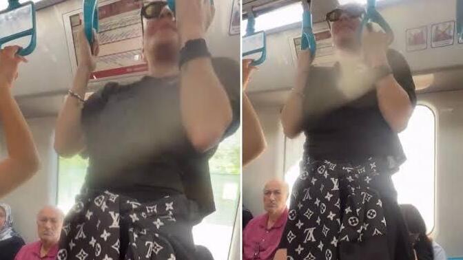 Marmaray'da akıl durduran anlar: Vatandaşlar yer ararken o barfiks çekti! Siz de barfiks çekebiliyor musunuz?