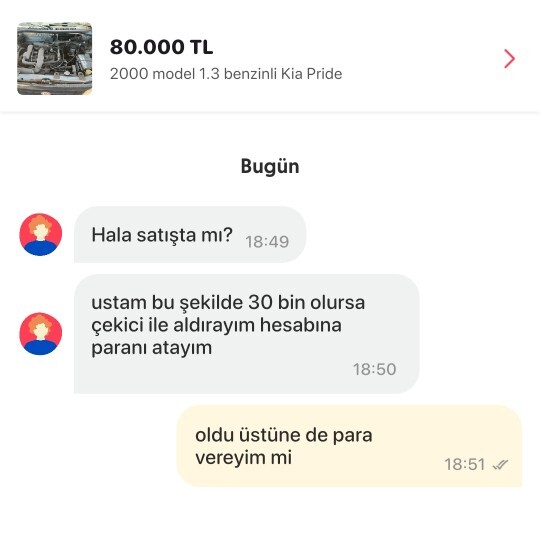 Arabanın sahibi sizce edepli miymiş?