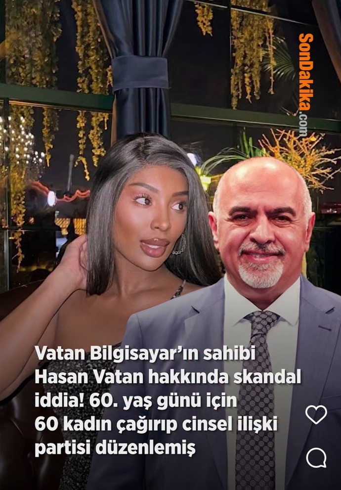 Hasan vatan 60. doğum günü için 60 kadınla parti düzenlendi. Sizin de var mı böyle çılgın doğum günleriniz 🎈🎊?