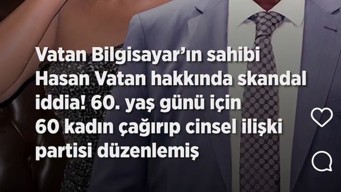 Hasan vatan 60. doğum günü için 60 kadınla parti düzenlendi. Sizin de var mı böyle çılgın doğum günleriniz 🎈🎊?