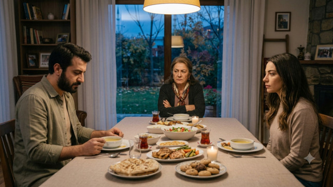 Eşiniz/sevgiliniz , sürpriz akşam yemeğine çıkalım diye alıp annesine götürse ne yaparsınız?