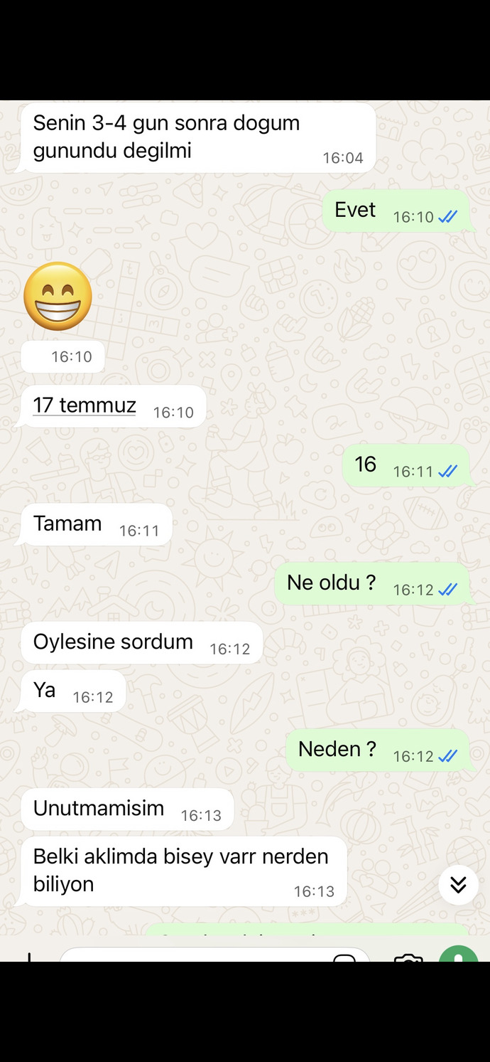 Dün daha buluşmadan tartıştığımız kişi bugün hiçbir şey olmamış gibi yazıyorsa amacı ne olabilir?