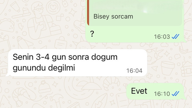 Dün daha buluşmadan tartıştığımız kişi bugün hiçbir şey olmamış gibi yazıyorsa amacı ne olabilir?