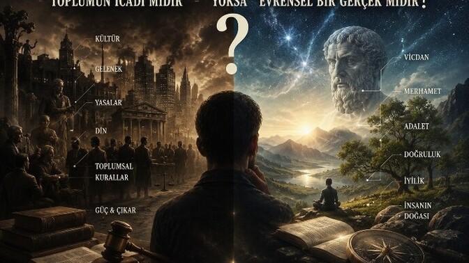 Ahlak, toplumun icadı mıdır yoksa evrensel bir gerçek midir?