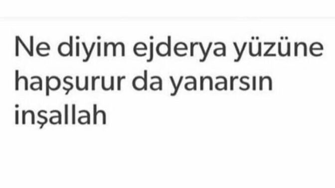 Sence gözlerini çıkar... sam biraz abartmış olur muyum?