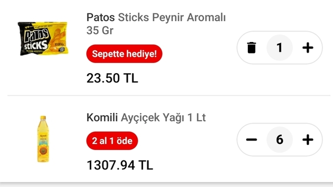 6 litre yağ 4 kilo bulgur 510 tl iyi mi?