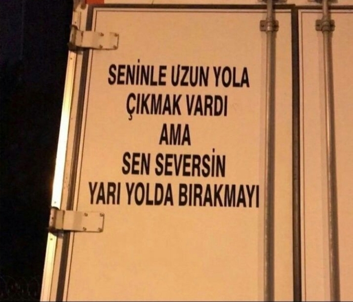Hiç yarı yolda bırakıldınız mı?