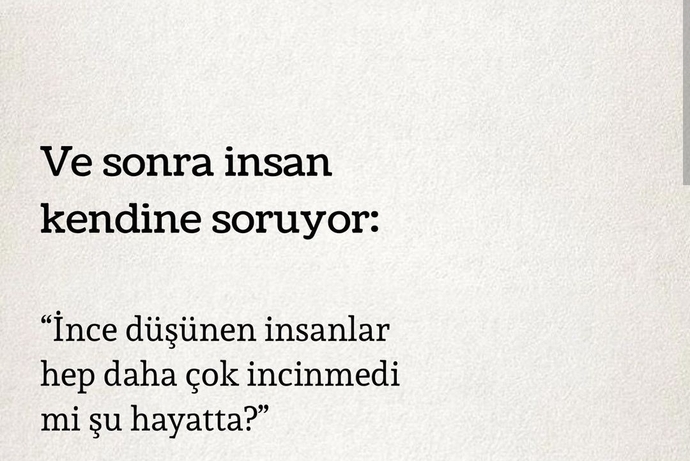 Düşünmek tükenmek midir?