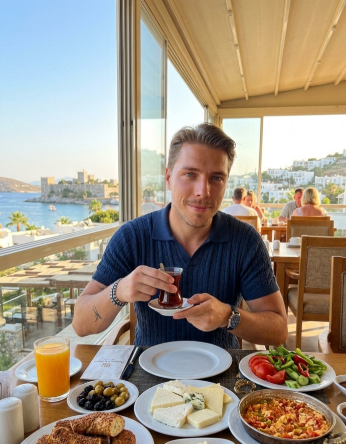 Bu saatte kahvaltı yapan var mı?