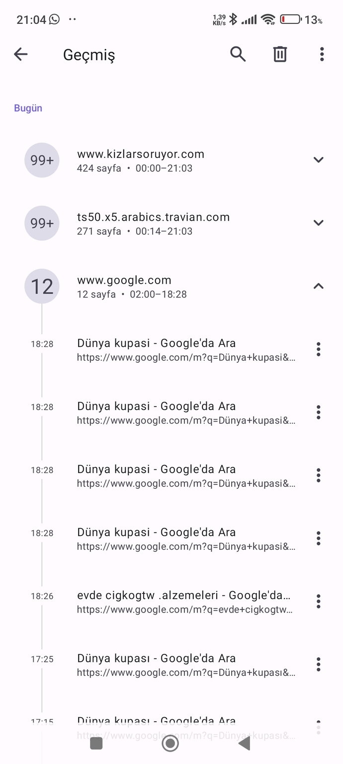 Tüm internet geçmişinizi aileniz ve arkadaşlarınızla paylaşır mısınız?
