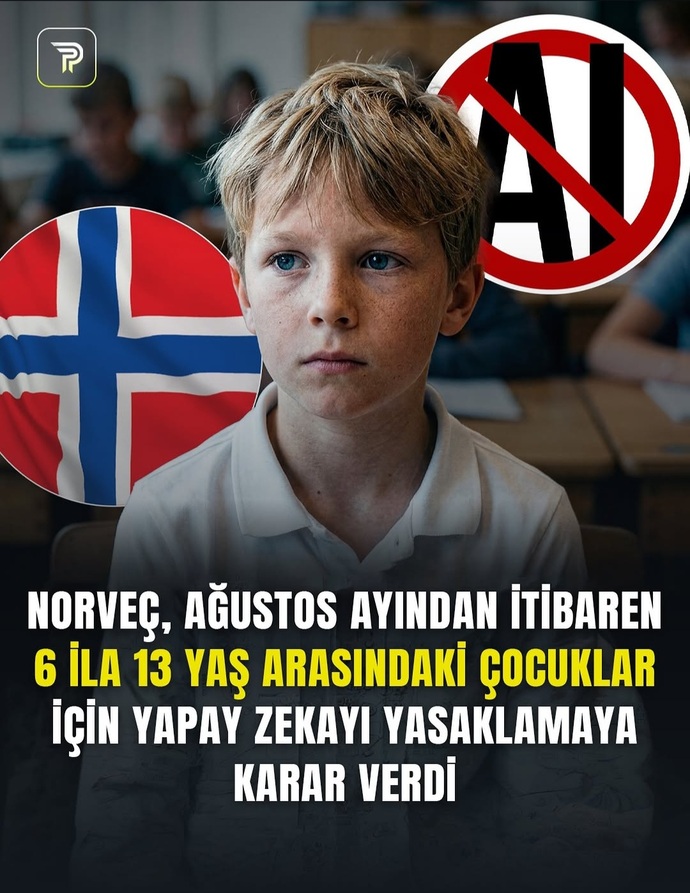 Tüm dünya yapay zekaya yönelirken Norveçte çocuklar için AI yasaklanıyor. Sizce doğru bir karar mı?