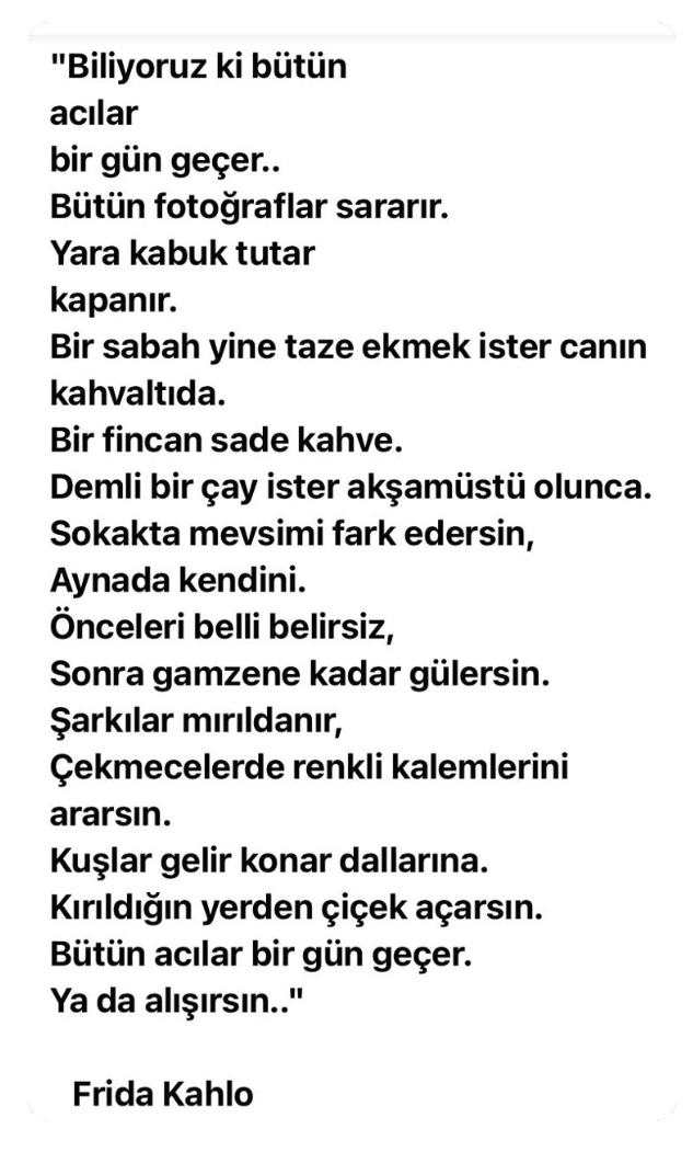 Geçer dedi geçmişi unut güzel anları hatırla dedi 🥺🥺🥺