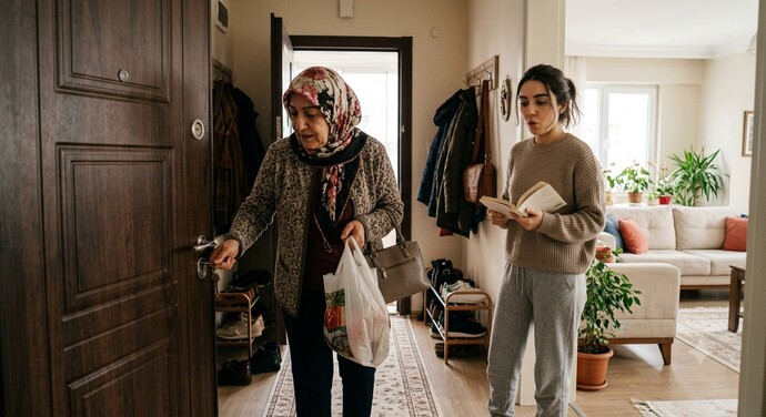 Kayınvaliden sen evdeyken senin evine ansızın anahtarla girse ne yaparsın?