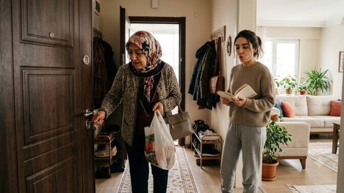 Kayınvaliden sen evdeyken senin evine ansızın anahtarla girse ne yaparsın?