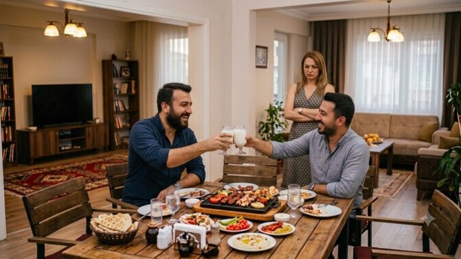 Eşinin bekar arkadaşı evine tek başına gelip gidebilir mi?
