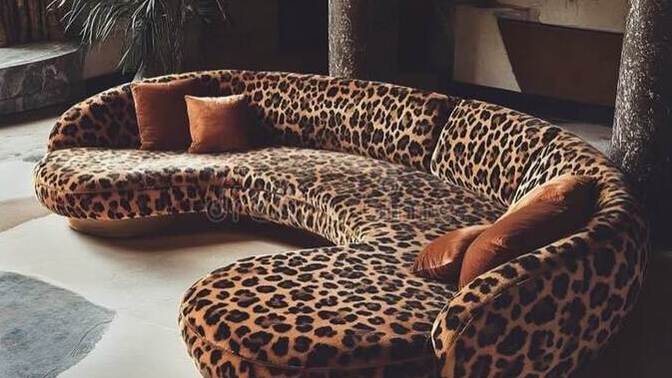 Evinizde leopar desenli koltuk kullanır mısınız?