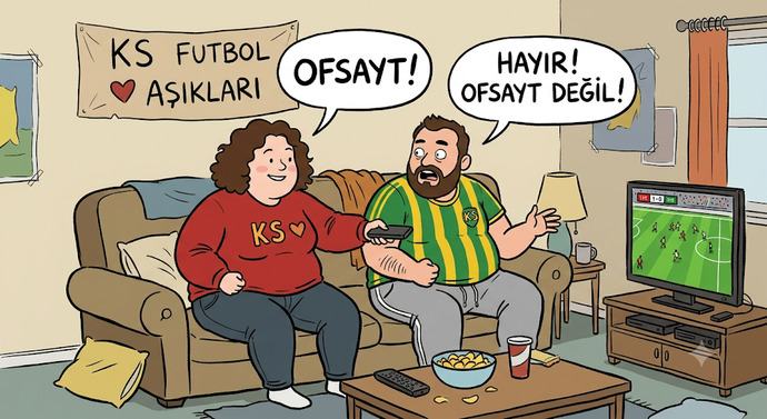 Tüm futbol kurallarını bilen sevgili gözünüzde bir adım önde midir?
