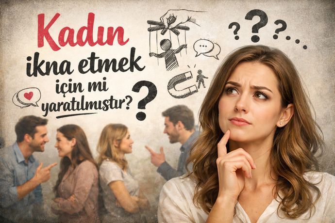 Kadın, ikna etmek için mi yaratılmıştır?