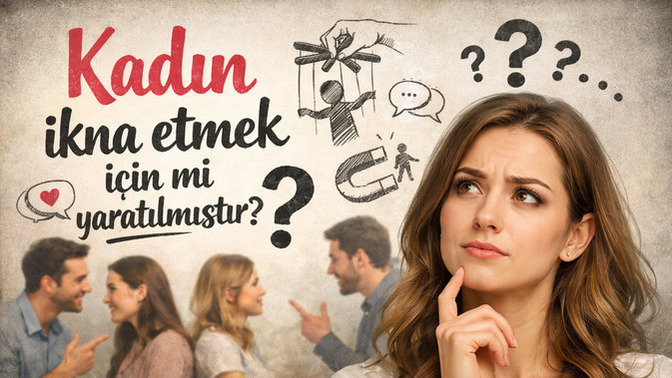 Kadın, ikna etmek için mi yaratılmıştır?