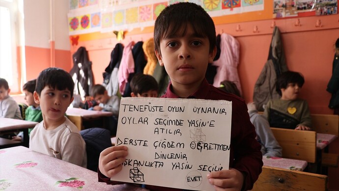 Sınıf başkanı oldun mu hiç?